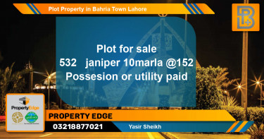 Residential Plot for Sale in Bahria Town, Lahore - (BP-60135)