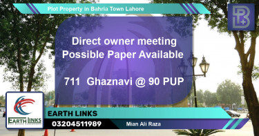 Residential Plot for Sale in Bahria Town, Lahore - (BP-60178)
