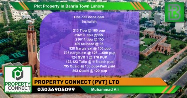 Residential Plot for Sale in Bahria Town, Lahore - (BP-60180)