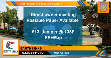Residential Plot for Sale in Bahria Town, Lahore - (BP-60183)