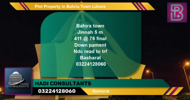 Residential Plot for Sale in Bahria Town, Lahore - (BP-60229)