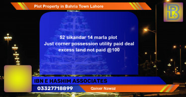Residential Plot for Sale in Bahria Town, Lahore - (BP-60234)