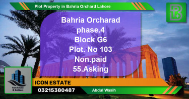 Residential Plot for Sale in Bahria Orchard, Lahore - (BP-60258)