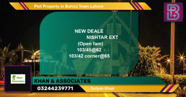 Residential Plot for Sale in Bahria Town, Lahore - (BP-60295)