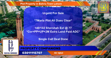 Residential Plot for Sale in Bahria Town, Lahore - (BP-60313)