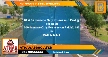 Residential Plot for Sale in Bahria Town, Lahore - (BP-60324)