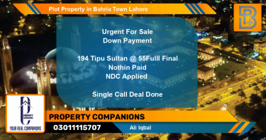 Residential Plot for Sale in Bahria Town, Lahore - (BP-60326)