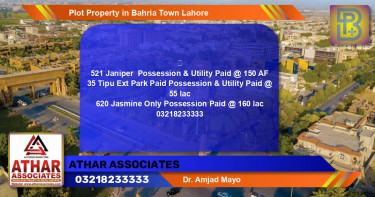Residential Plot for Sale in Bahria Town, Lahore - (BP-60343)