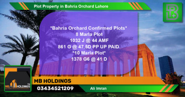 Residential Plot for Sale in Bahria Orchard, Lahore - (BP-60371)