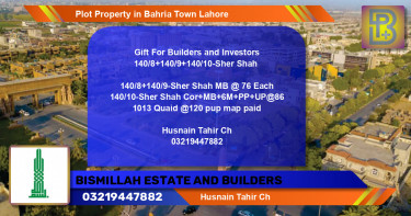 Residential Plot for Sale in Bahria Town, Lahore - (BP-60385)
