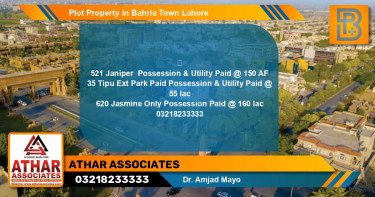 Residential Plot for Sale in Bahria Town, Lahore - (BP-60441)