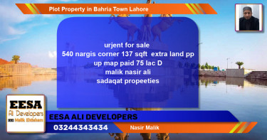 Residential Plot for Sale in Bahria Town, Lahore - (BP-60579)