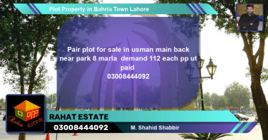 Residential Plot for Sale in Bahria Town, Lahore - (BP-60580)