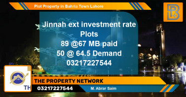 Residential Plot for Sale in Bahria Town, Lahore - (BP-60622)