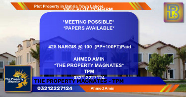 Residential Plot for Sale in Bahria Town, Lahore - (BP-60637)