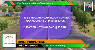 Residential Plot for Sale in Bahria Town, Lahore - (BP-60688)