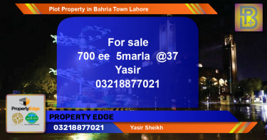 Residential Plot for Sale in Bahria Town, Lahore - (BP-60725)