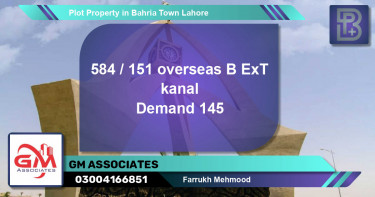 Residential Plot for Sale in Bahria Town, Lahore - (BP-60729)