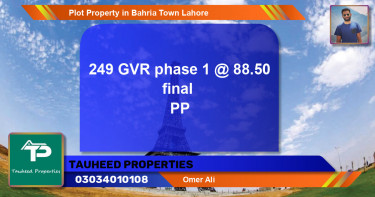 Residential Plot for Sale in Bahria Town, Lahore - (BP-60742)