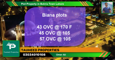 Residential Plot for Sale in Bahria Town, Lahore - (BP-60743)