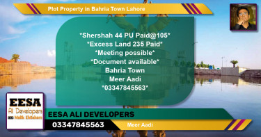 Residential Plot for Sale in Bahria Town, Lahore - (BP-60784)