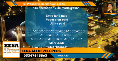 Residential Plot for Sale in Bahria Town, Lahore - (BP-60788)