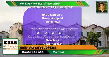 Residential Plot for Sale in Bahria Town, Lahore - (BP-60789)