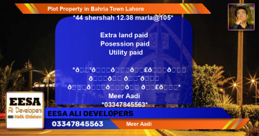 Residential Plot for Sale in Bahria Town, Lahore - (BP-60846)