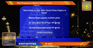 Residential Plot for Sale in Bahria Town, Lahore - (BP-60849)