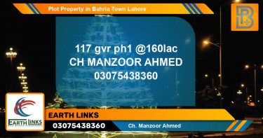 Residential Plot for Sale in Bahria Town, Lahore - (BP-60852)