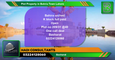 Residential Plot for Sale in Bahria Town, Lahore - (BP-60861)