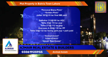 Residential Plot for Sale in Bahria Town, Lahore - (BP-60894)