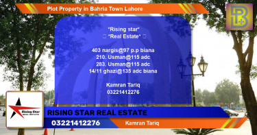 Residential Plot for Sale in Bahria Town, Lahore - (BP-60897)