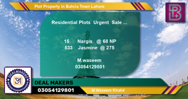 Residential Plot for Sale in Bahria Town, Lahore - (BP-60906)