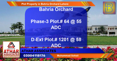 Residential Plot for Sale in Bahria Orchard, Lahore - (BP-60909)