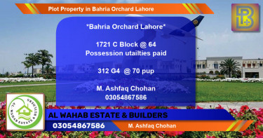 Residential Plot for Sale in Bahria Orchard, Lahore - (BP-60919)