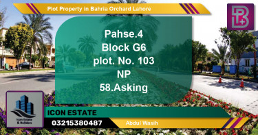 Residential Plot for Sale in Bahria Orchard, Lahore - (BP-60922)