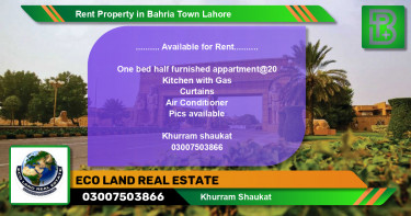 Residential Property for Rent in Bahria Town, Lahore - (BP-60971)
