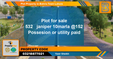 Residential Plot for Sale in Bahria Town, Lahore - (BP-60977)