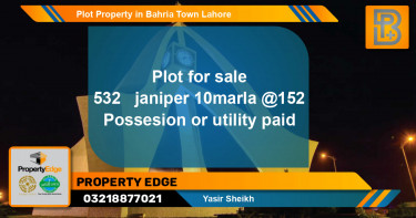 Residential Plot for Sale in Bahria Town, Lahore - (BP-60978)