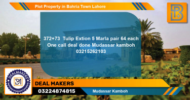 Residential Plot for Sale in Bahria Town, Lahore - (BP-60999)