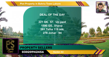 Residential Plot for Sale in Bahria Town, Lahore - (BP-61044)