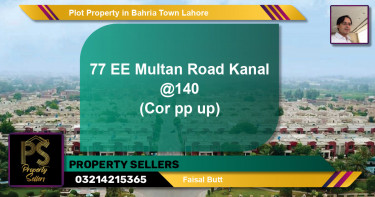 Residential Plot for Sale in Bahria Town, Lahore - (BP-61077)