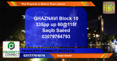 Residential Plot for Sale in Bahria Town, Lahore - (BP-61102)