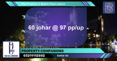Residential Plot for Sale in Bahria Town, Lahore - (BP-61130)