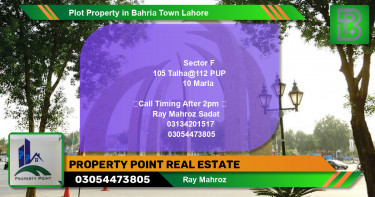 Residential Plot for Sale in Bahria Town, Lahore - (BP-61147)