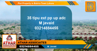Residential Plot for Sale in Bahria Town, Lahore - (BP-61149)