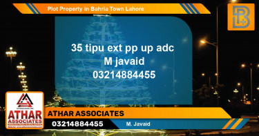 Residential Plot for Sale in Bahria Town, Lahore - (BP-61170)