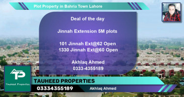 Residential Plot for Sale in Bahria Town, Lahore - (BP-61174)