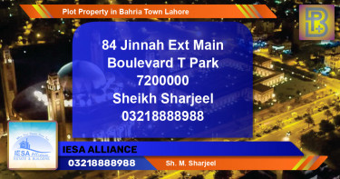 Residential Plot for Sale in Bahria Town, Lahore - (BP-61181)